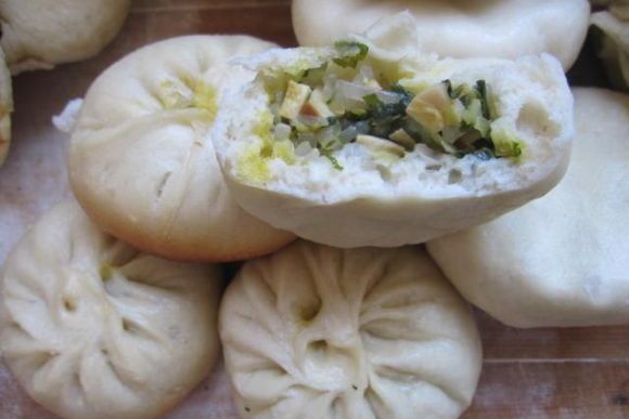 豆腐素蒸包