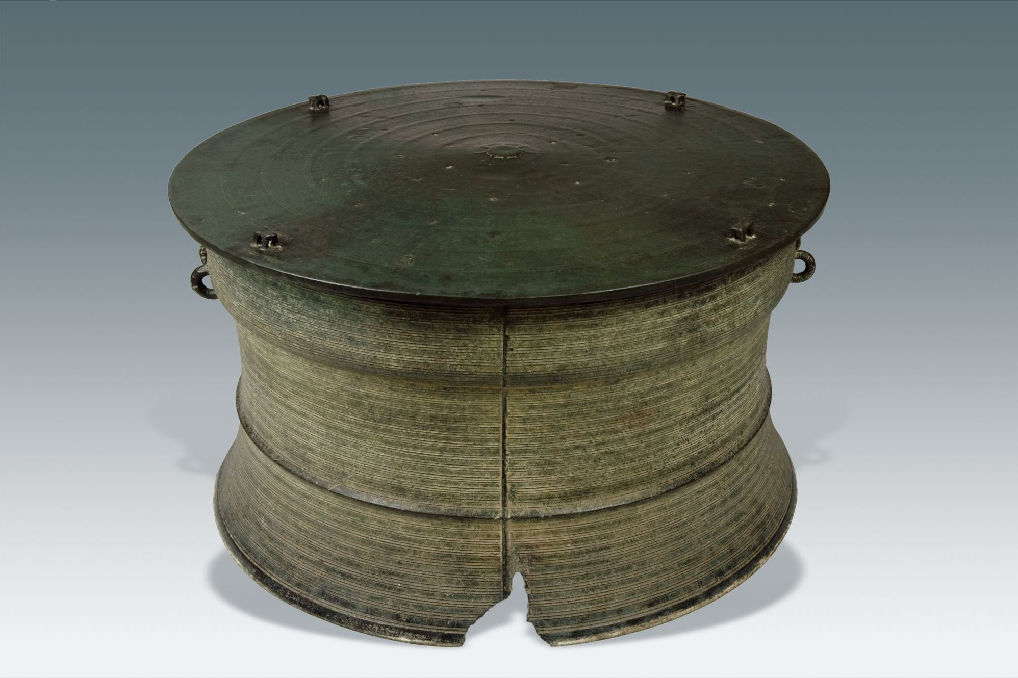 汉代北流型四蛙铜鼓