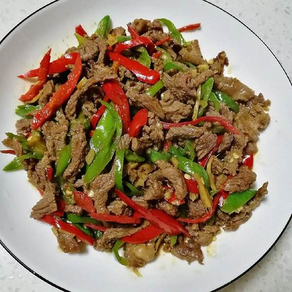 青椒炒牛肉