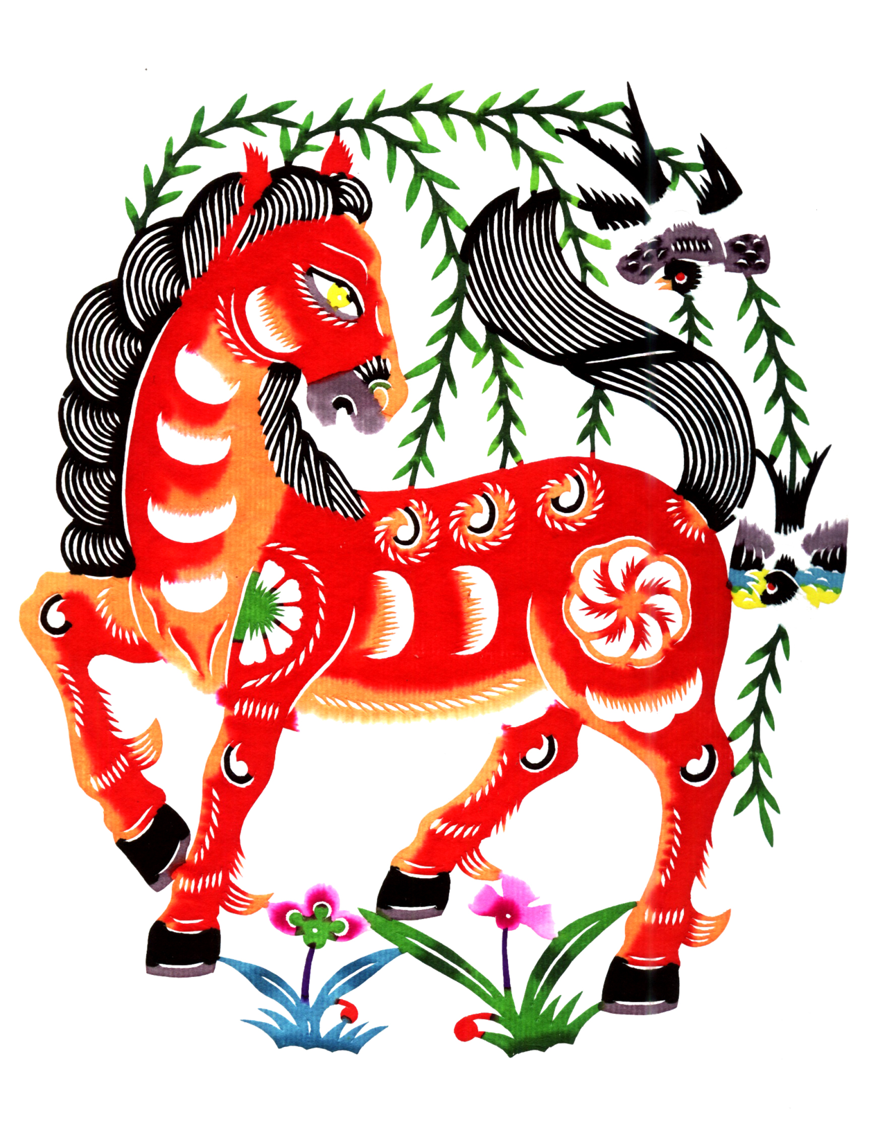 中线装彩色十二生肖