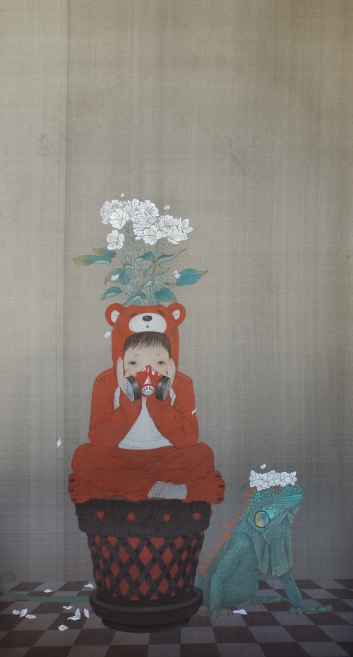 周雪工笔画儿童,儿童工笔画_大山谷图库
