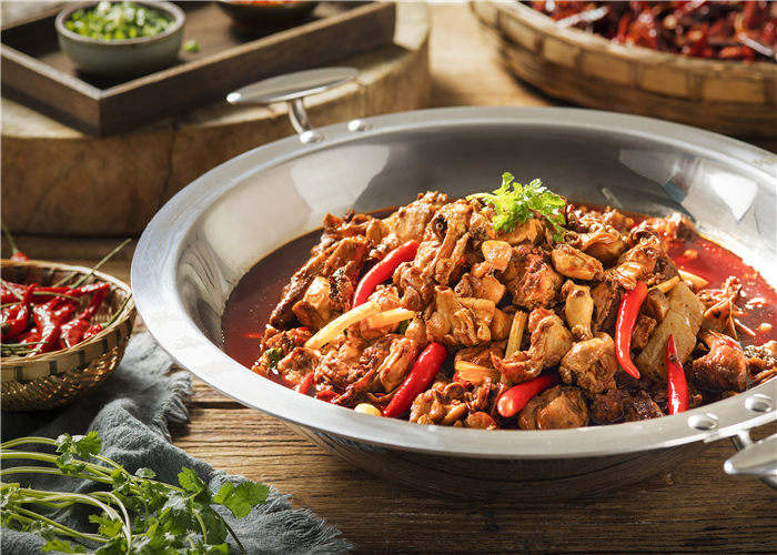 兔肉火腿火锅