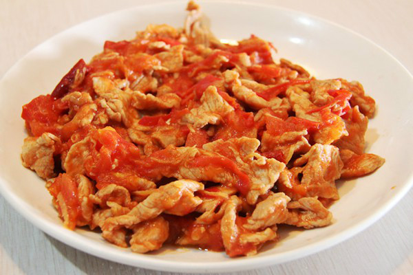 西红炒肉