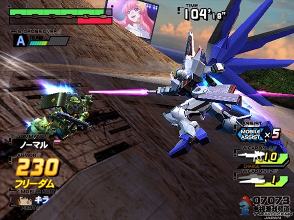 psp平台上的高达游戏很多,但这款可谓当中的佼佼者,同时支持多人对战
