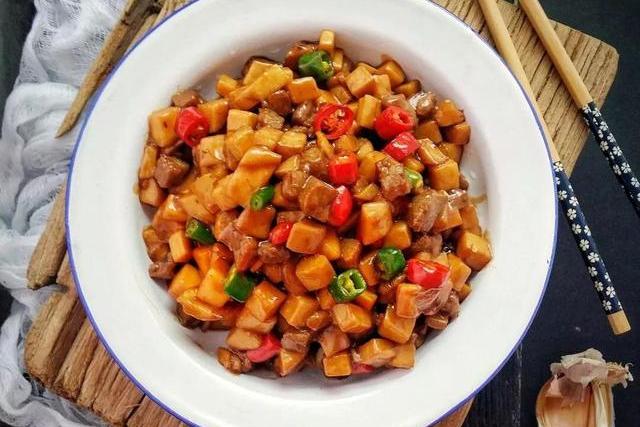杏鲍菇牛肉丁