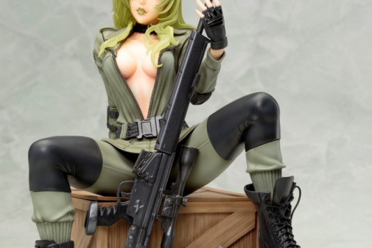 寿屋美少女系列合金装备狙击雪狼手办雕像