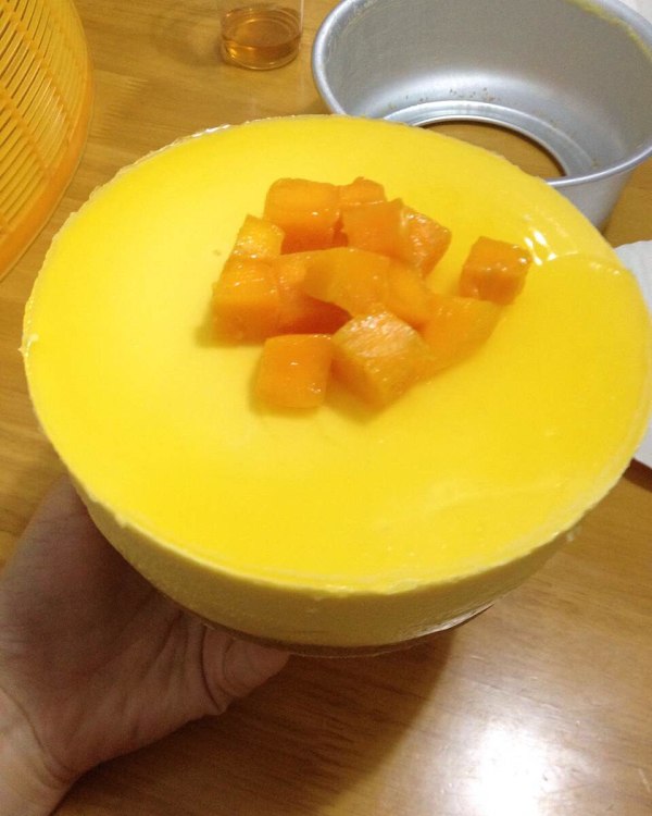 芒果芝士慕司蛋糕