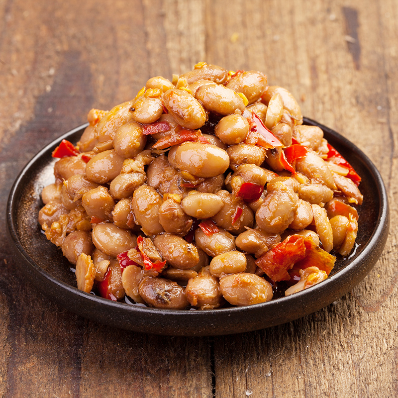 香辣黄豆