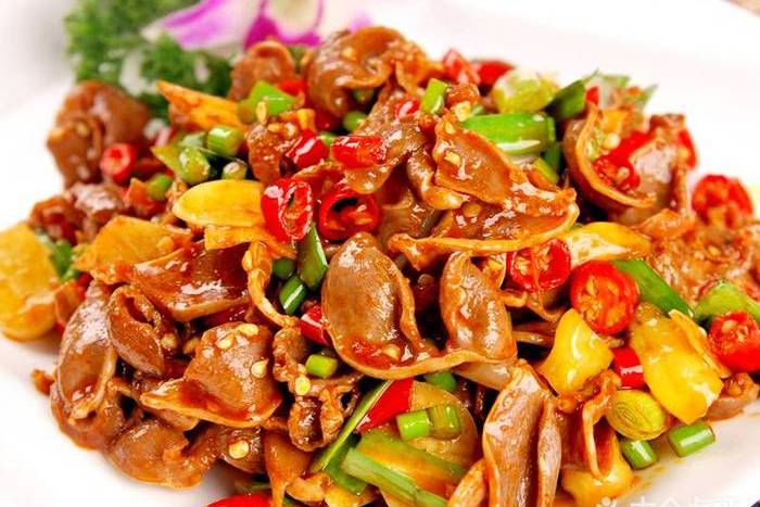 酸辣鸡胗
