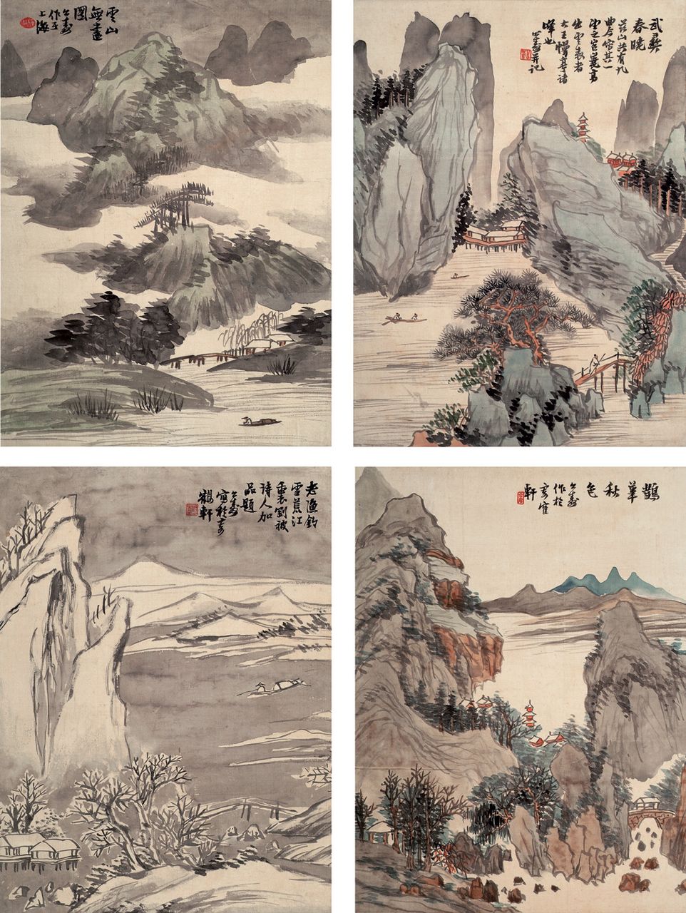  p>胡公寿(1823年—1886年),初名远,号瘦鹤,小樵,别号横云山民,华亭