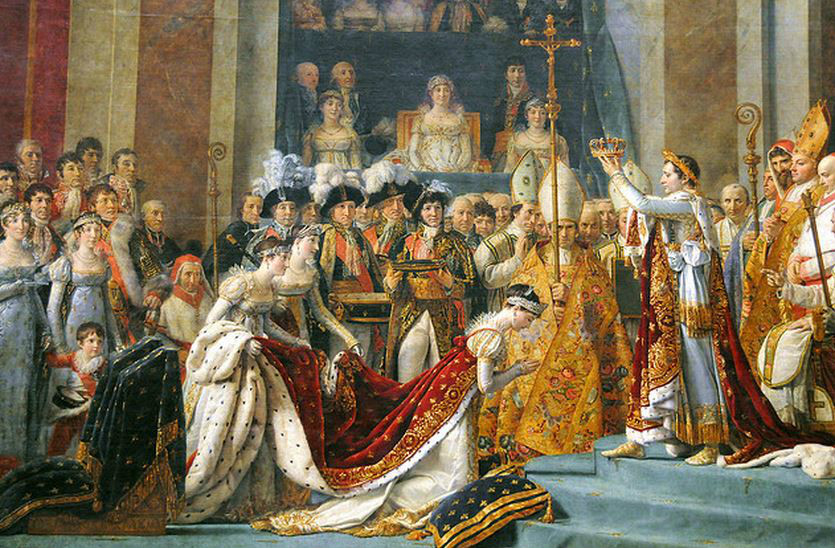 拿破仑一世与皇后加冕典礼