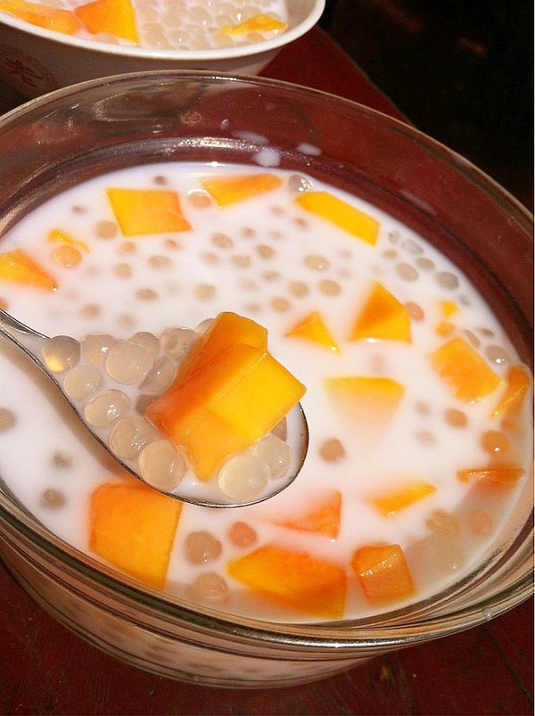 木瓜椰汁西米捞