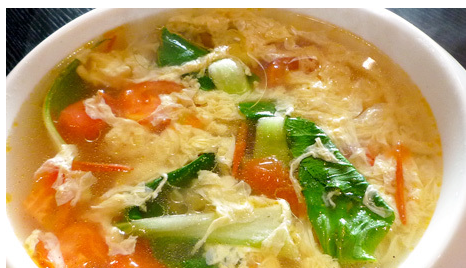 西红柿青菜汤