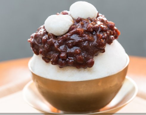  p>红豆刨冰,食品.