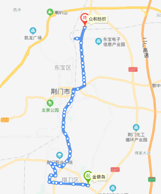 荆门公交10路