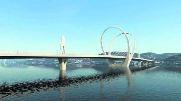 2018年7月发生部分垮塌,原址重建的彭山岷江大桥于2020年5月25日开工