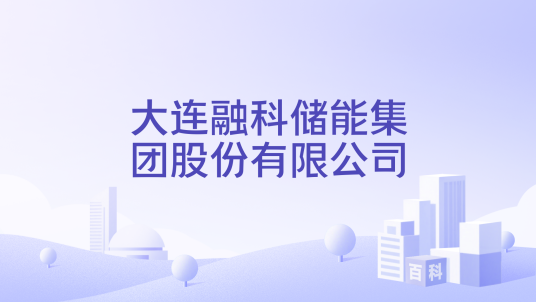 大连融科储能集团股份有限公司_百度百科