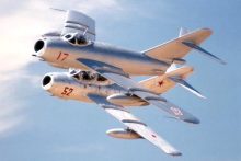 米格15双机编队