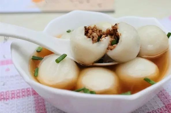 肉汤圆