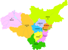 太原市行政区划图