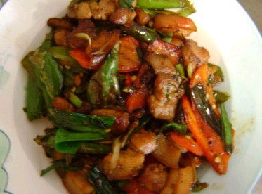 尖椒回锅肉饭