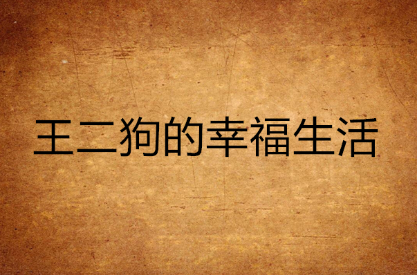 王二狗的幸福生活