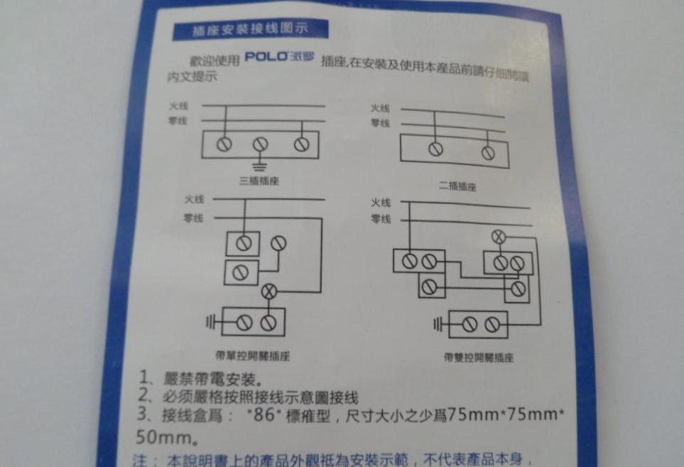 开关说明