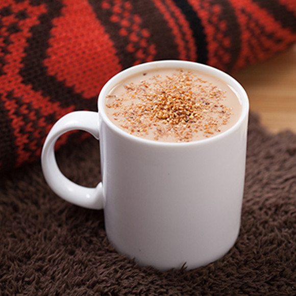 红豆沙玄米奶茶