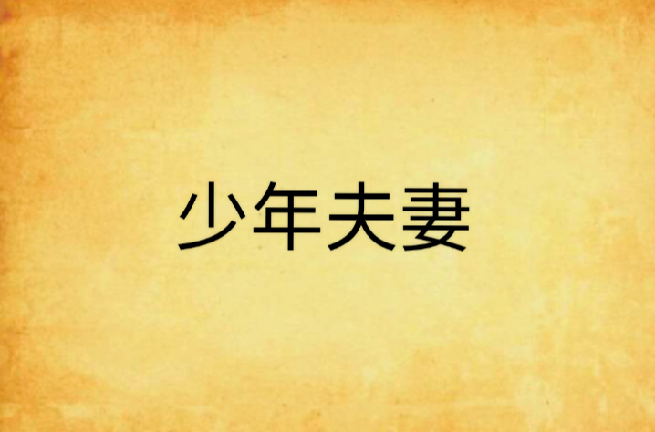 少年夫妻