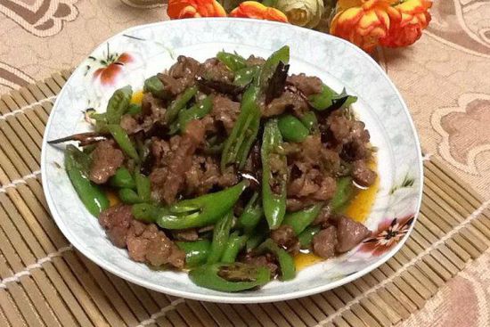 尖椒羊肉