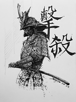 <p>日本武士甲装
