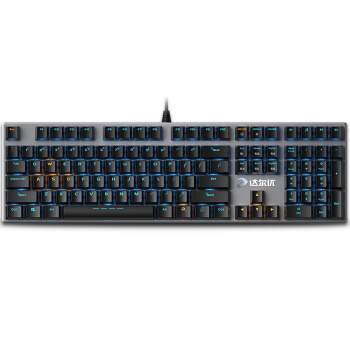 达尔优机械合金版2代点彩版机械键盘(108键)