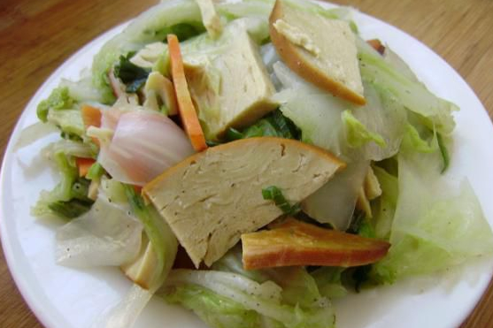 素鸡烧白菜