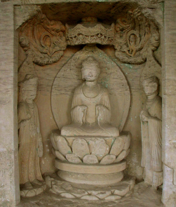 大足石刻阿弥陀佛龛