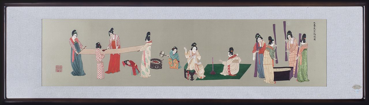 现收藏于湖南省沙坪湘绣博物馆. /p>