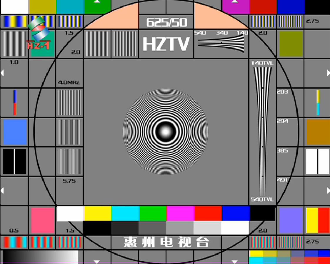  p>测试图(即电视信号测试图)又称测试卡,是指电视台在正常电视节目