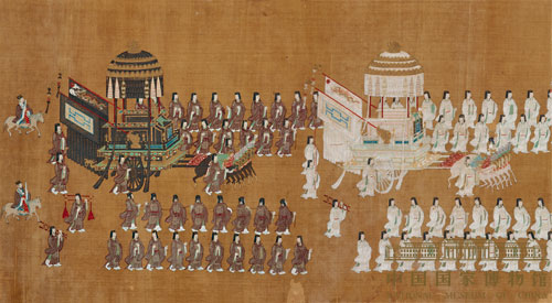  p>《大驾卤簿图书》,卤簿指的是古代皇宫仪仗队,此图为 a target="