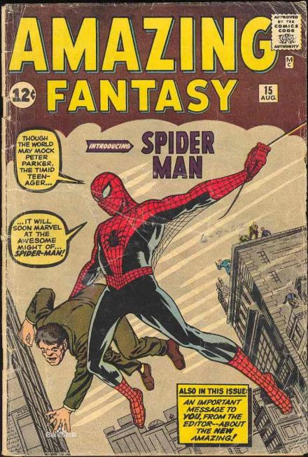 蜘蛛侠初次登场