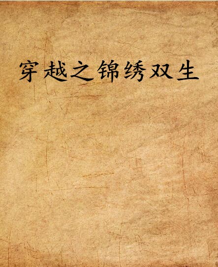 穿越之锦绣双生