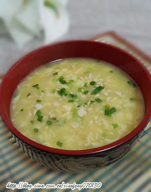 果仁鸡蛋玉米糊