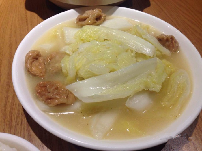 白菜面筋汤