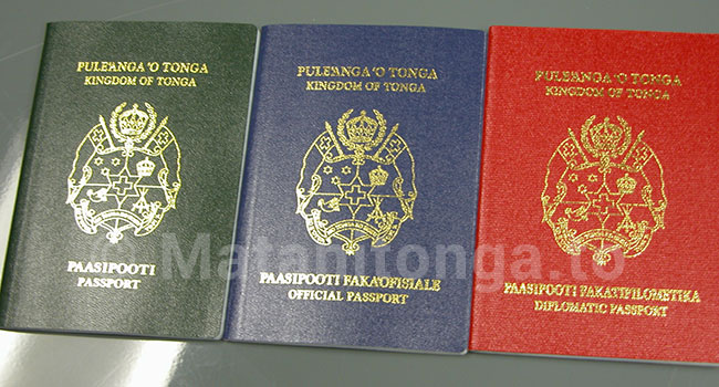 汤加护照