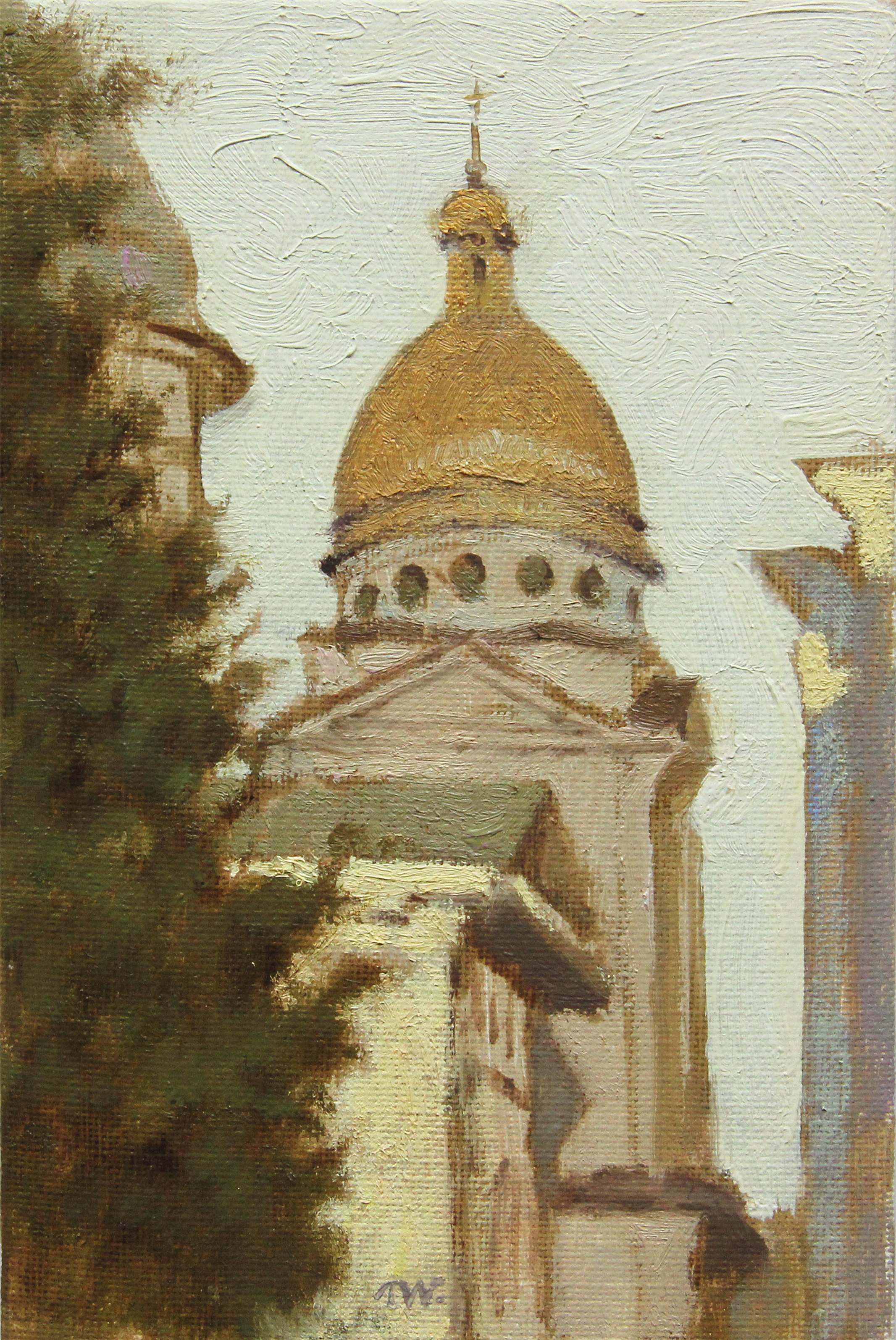 有上百幅,创作主体为作者在乌克兰留学期间所到过的地方,见到过的风景