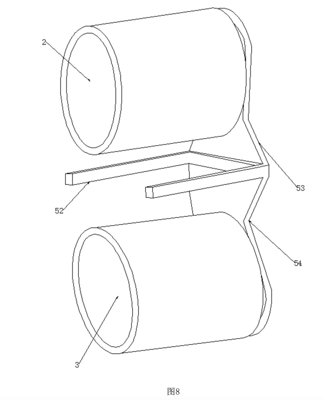 一种双滚筒洗衣机