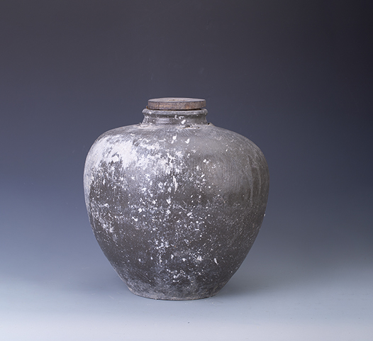 民国黑釉陶罐