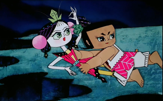 葫芦小金刚保护小蝴蝶