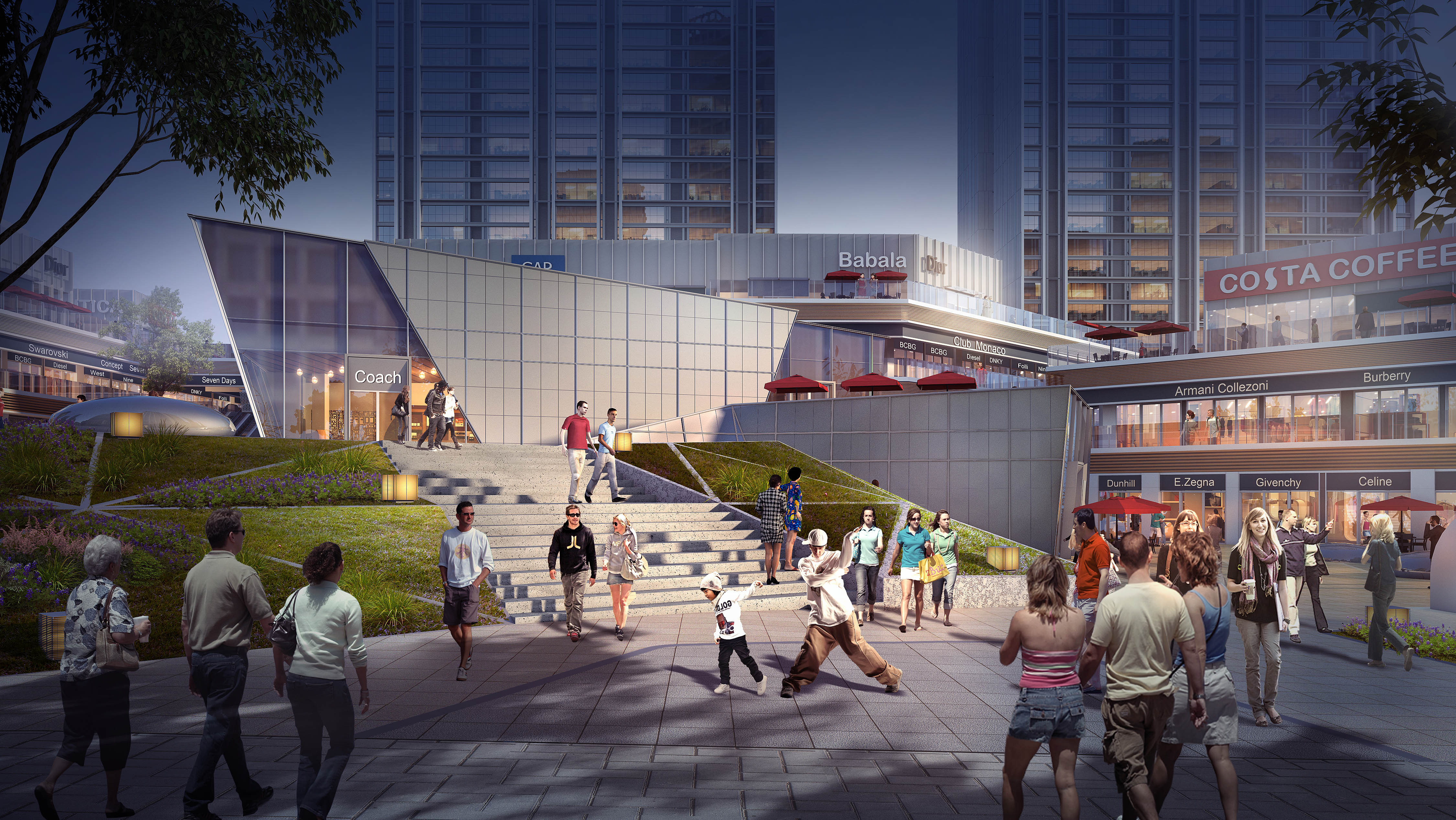  p>重庆橙光里作为蔡家首个活力社区生活中心,以"夜间经济 益智亲子