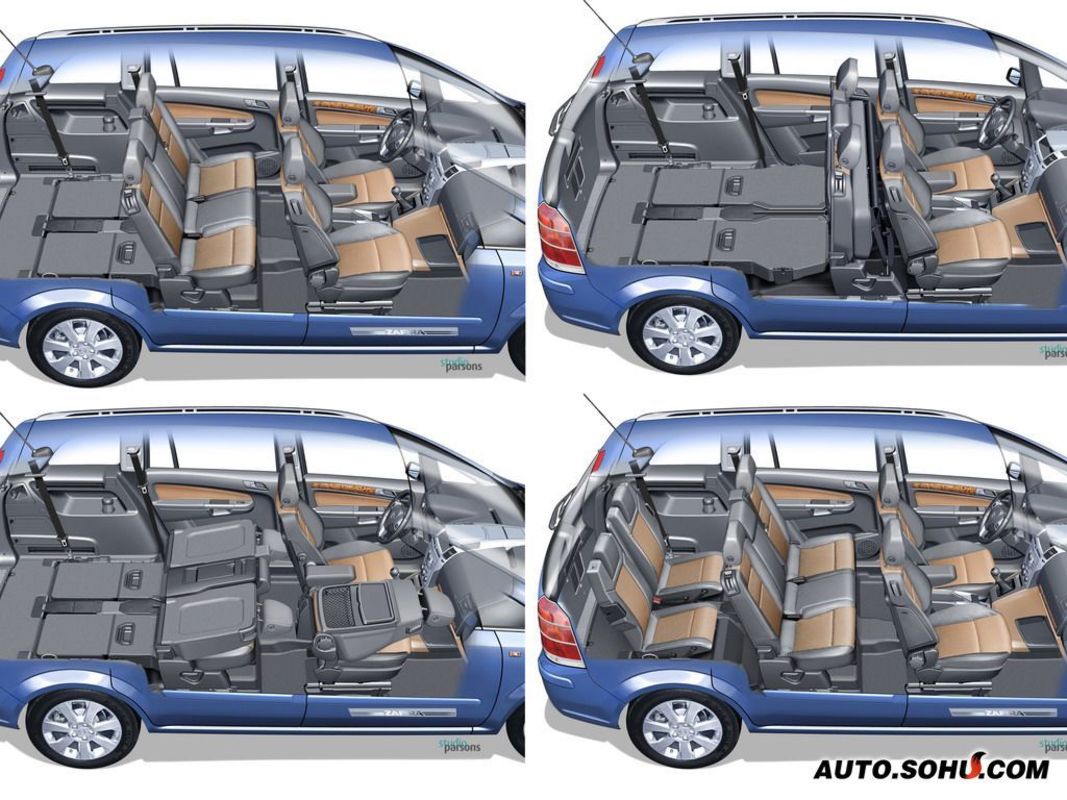 新opel欧宝zafira赛飞利更是"青出于蓝",在造型,空间及底盘上进行了多