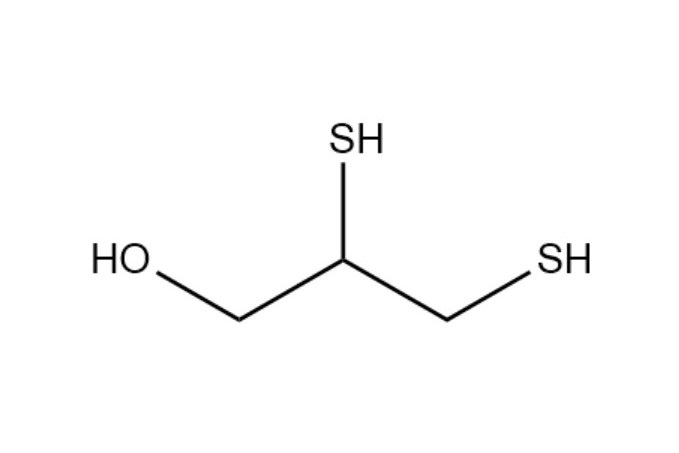  p>二巯丙醇,是一种有机化合物,化学式为c sub>3 /sub>h sub>8 /sub>