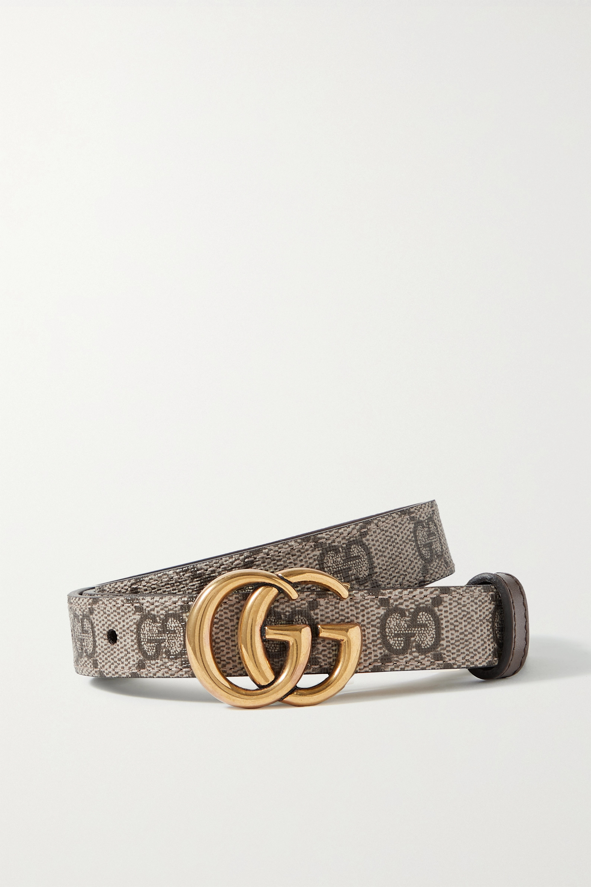 正反两面印花涂层帆布皮革腰带